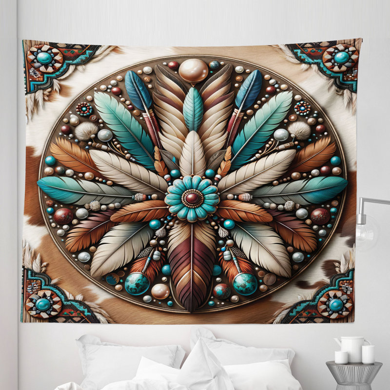 Tapisserie en microfibre, H 104 po x l 88 po