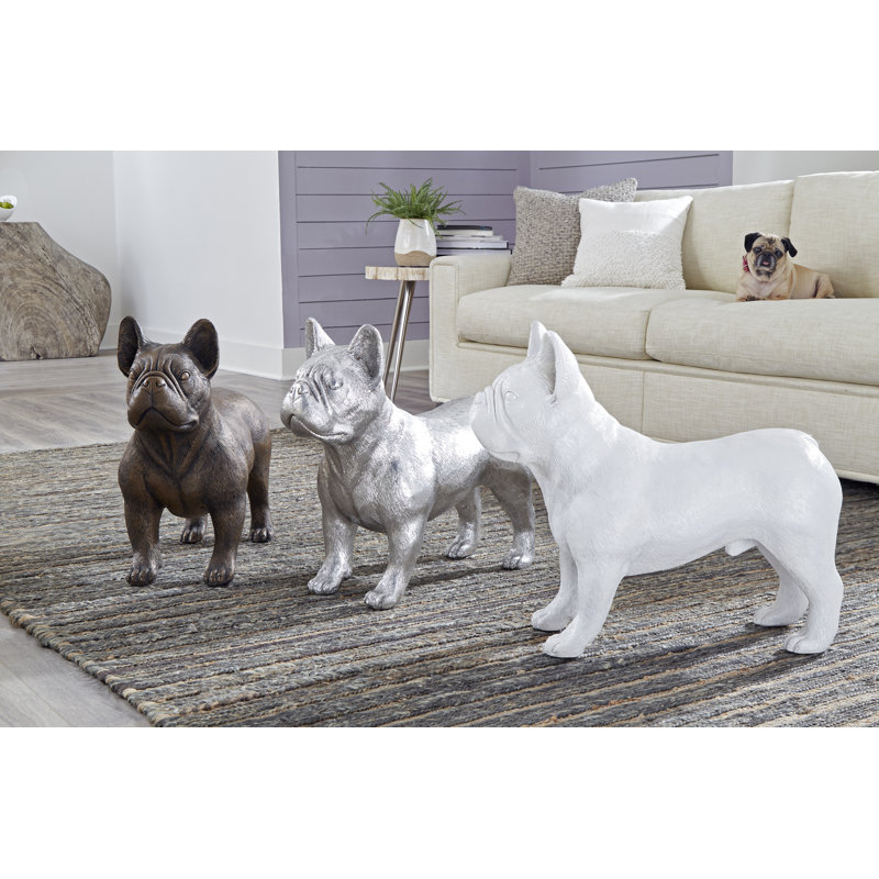 Animals French Bulldog, Gel Coat White