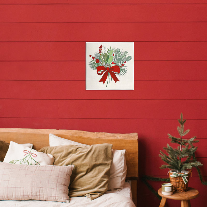 Plaque murale Merry Berry Bow, design par Tava Studios