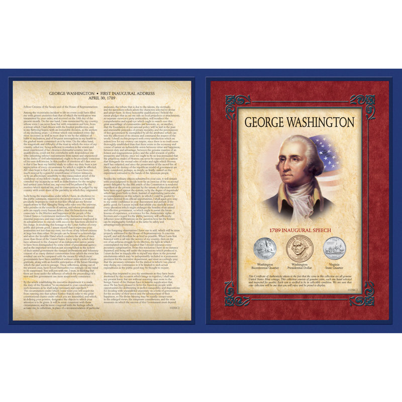 Souvenirs george washington Famous Speech Series