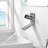 Sumerain Adjustable Aerator Wall Mount Bathroom Sink Faucet With Swiveling Waterfall Brass Spout-102559949