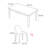 Simple modern rectangle dining table sets-106782807