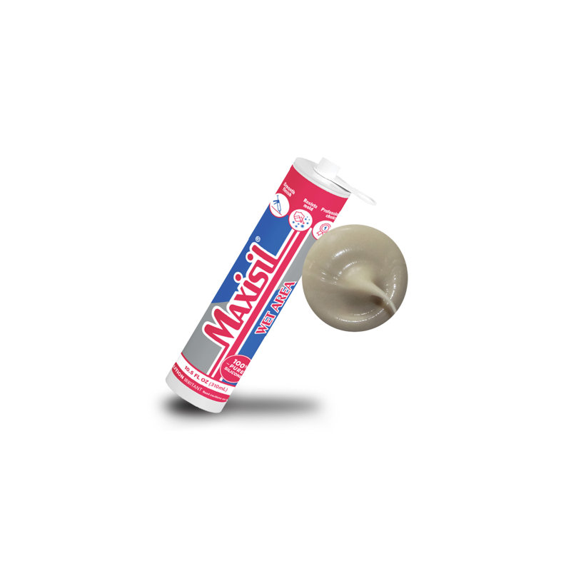 Scellant à la silicone pour zone humide Maxisil, Vanille
