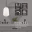 Luminaire suspendu DEL 7 po Domalapalli - Chrome poli-120725595