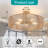 Rattan Semi Flush Mount