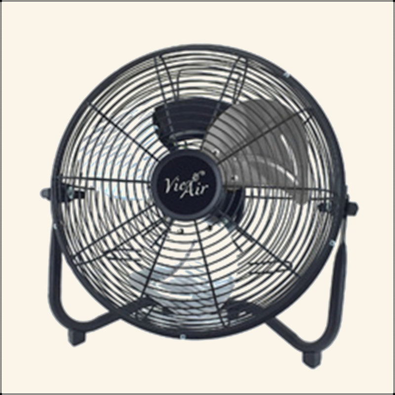 Ventilateur de plancher inclinable 3 vitesses en métal à 3 vitesses Vie Air