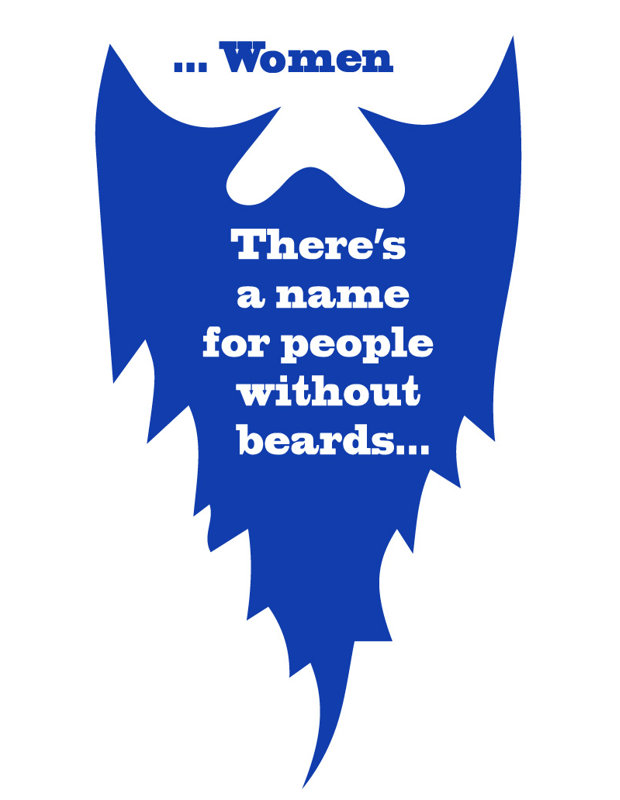 Décalcomanie murale personnes sans beards quot, Bleu foncé, H 36 po x l 20 po x P 0,01 po
