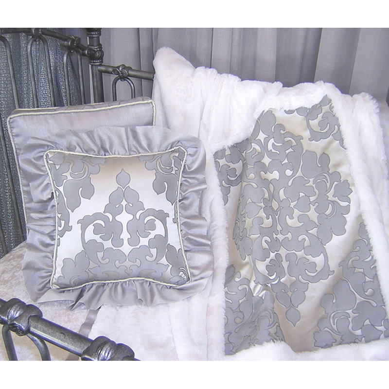Sterling Ruffle Throw Pillow