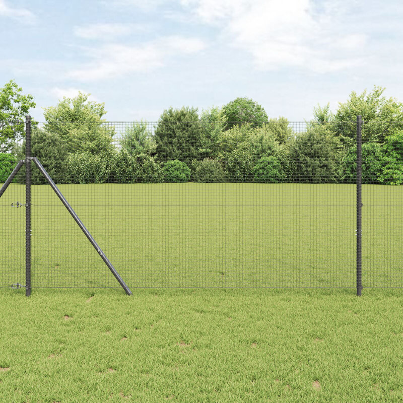 120 cm H x 2500 cm W Steel Border Fencing