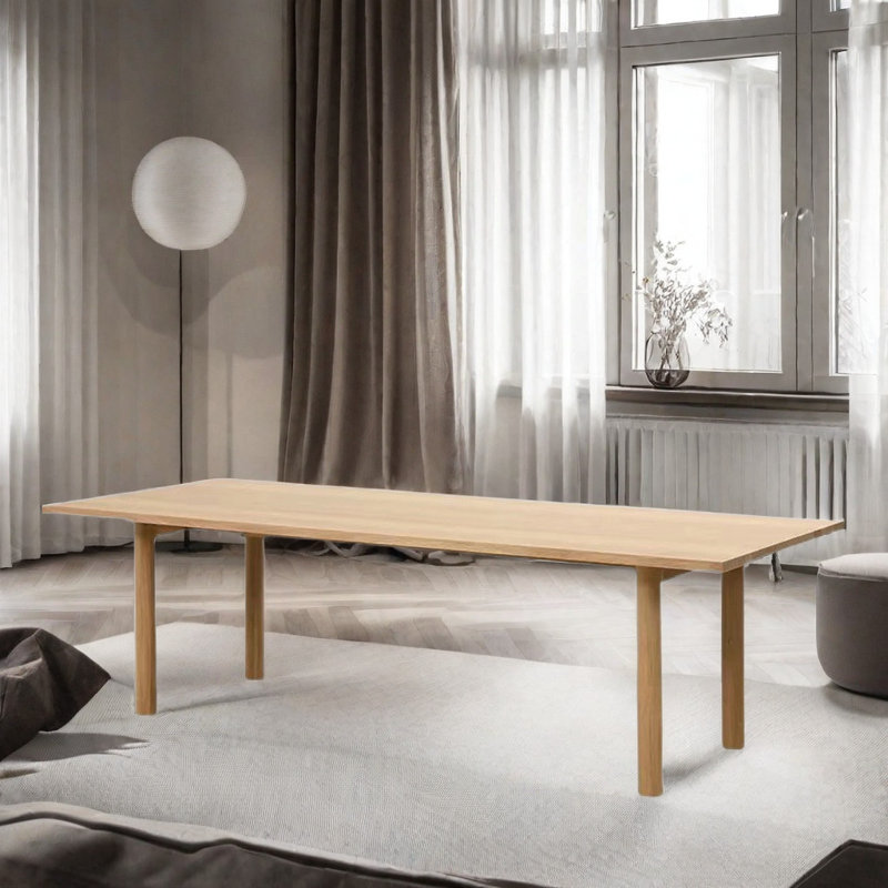Table de salle à manger Veora, H 29,53 po x L 55,12 po x l 27,56 po