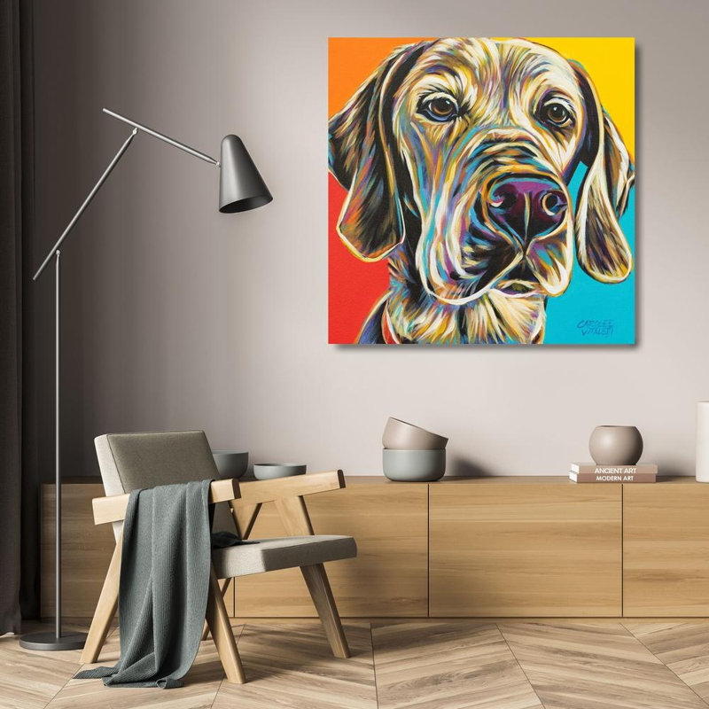«Lark Manor ™», art graphique sur toile tendue par Carolee, H 20 po x l 20 po