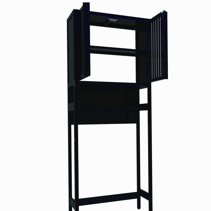 Support de toilette, salle de bain indépendante, salle de lavage, peu encombrant, noir