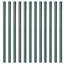 Fence Posts 12 Pcs Powder-Coated Steel-1753982552-1753987495