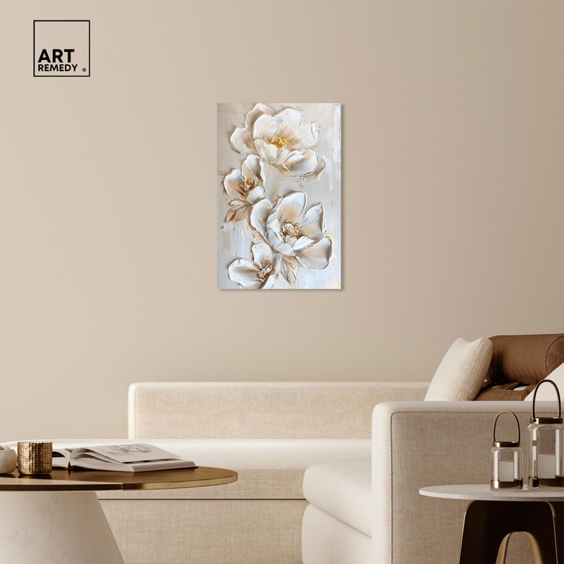 «Lush Floral II» par Art Remedy, H 36 po x l 24 po, Toile tendue