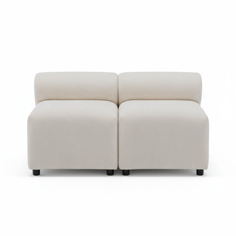 Canapé modulaire rembourré en U Briar, H 27 po x l 52 po x P 31 po