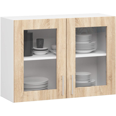 Lima Kitchen Display Cabinet Wall Unit