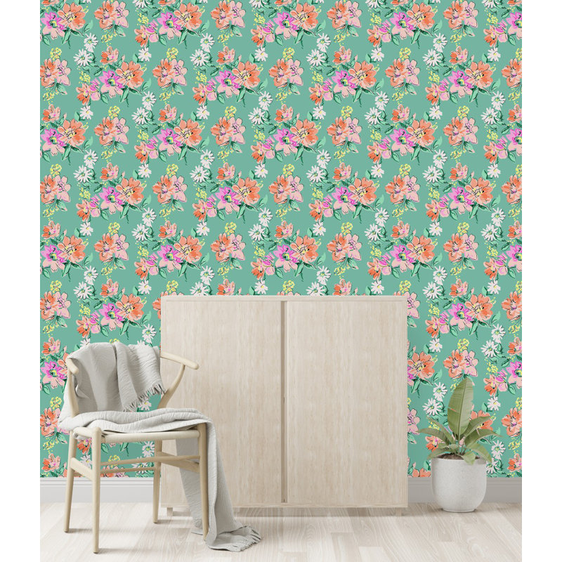 Carreau de papier peint l 25 po, L 2,09 pi x L 10,42 pi