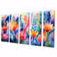 Aquariums oranges bleus «Floral Dreams I» - ensemble d'art sur toile Botanicals-383353697