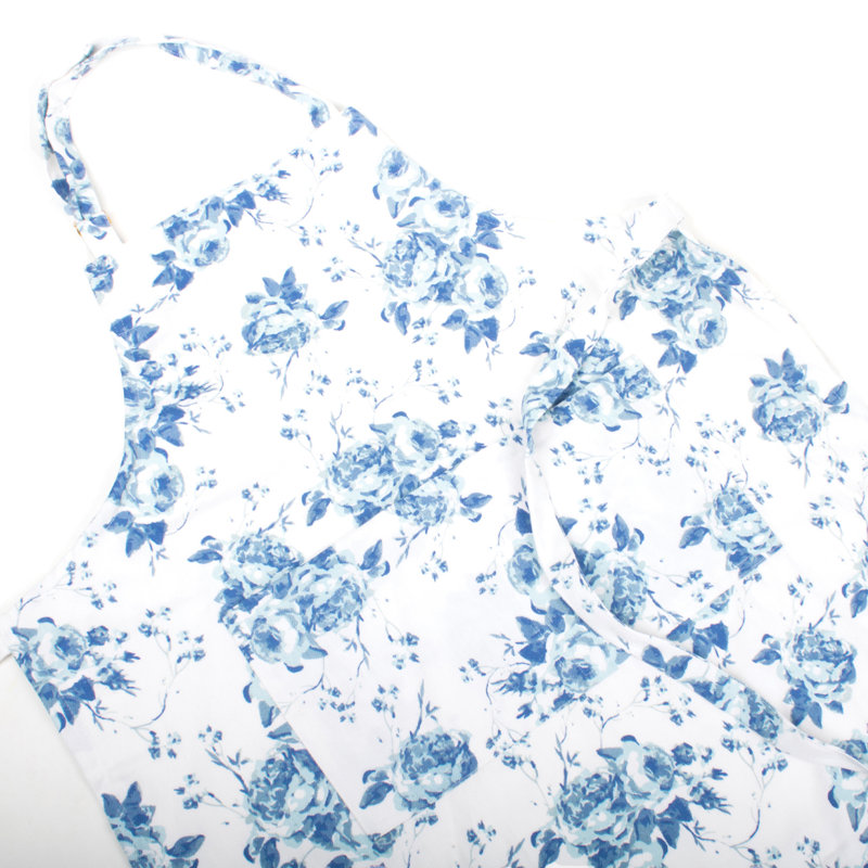 Floral Cotton Chefs Apron