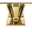 Rectangular Dining Table with Diamond-Shaped Base-1842300804