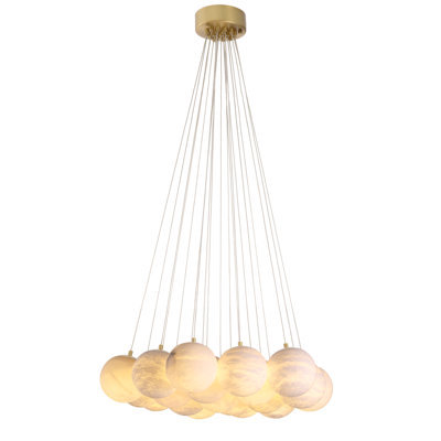 Luminaire suspendu sphère 19 lumières Sphinx