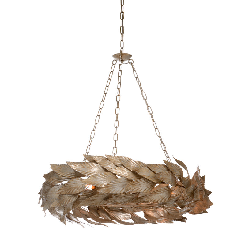 Meadow 6 - Light Dimmable Drum Chandelier