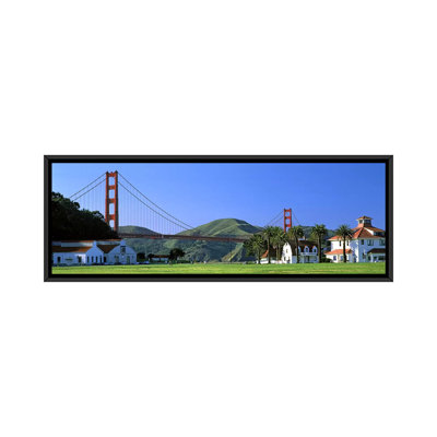 « golden barrière bridge, field crissy, san francisco, californie », reproduction de photo sur toile