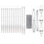Welded Wire Fence With 13 Spike Posts Galvanised Steel-548284437-548284433