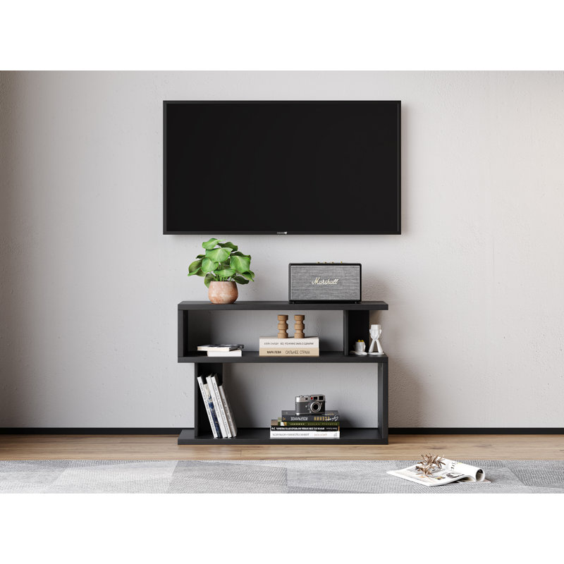 Lubbi 35.4'' TV & Sofa Console Table, Black