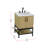 24 inch Single Bathroom Vanity-947156823