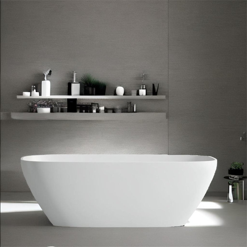 67'' x 29.5'' Solid Surface Bathtub