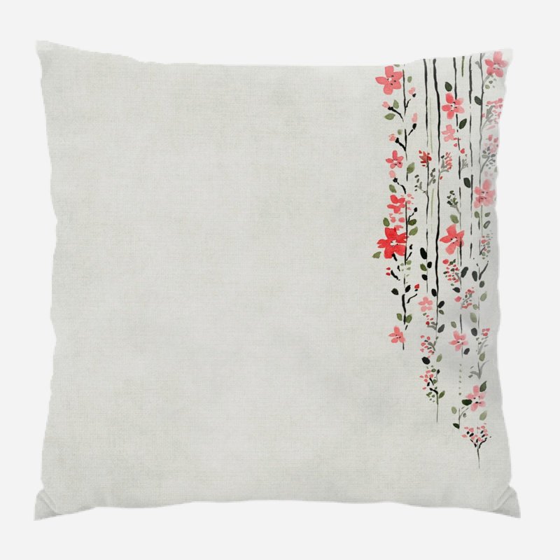 Housse et insert de coussin extérieur carré Maus, Microsuède, Intérieur