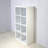 Smart Cube 8-Cube Organizer Storage With Opened Back Shelves,2 X 4 Cube Bookcase Book Shleves For Home, Office-508559074-508558877