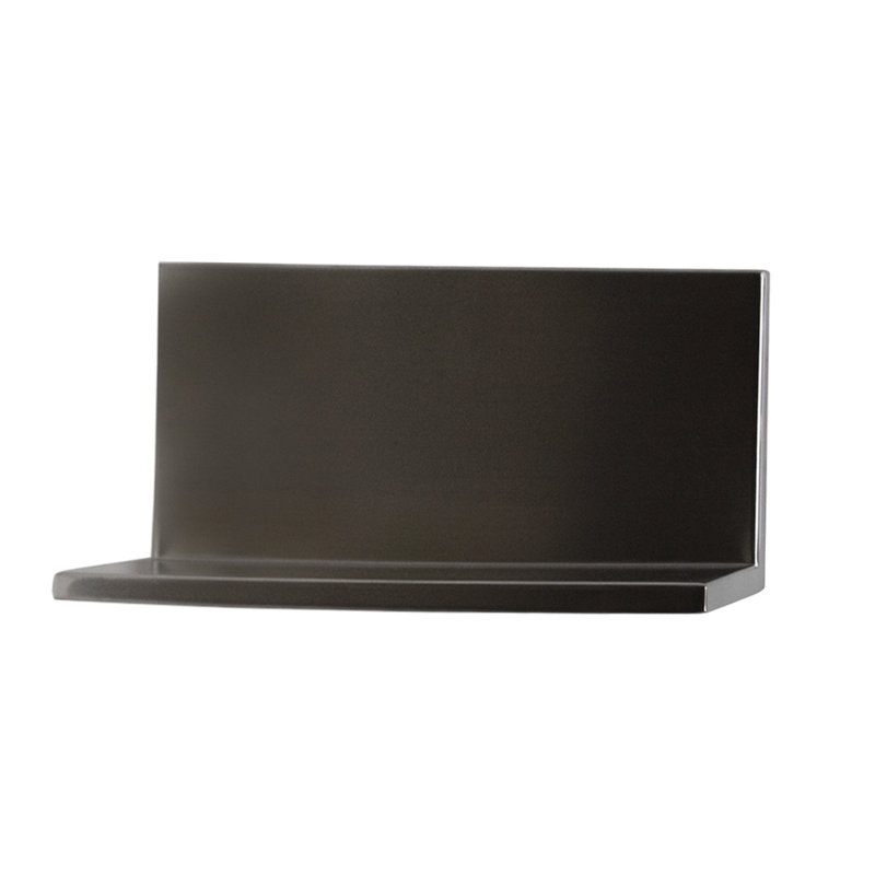 Waterblade Floating Shelf, 5.13" H x 12.75" W x 6.25" D, Matte Black