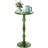 Acrylic End Table With Round Top And Trestle Base， Modern Accent Table For Living Rooms-1414026829