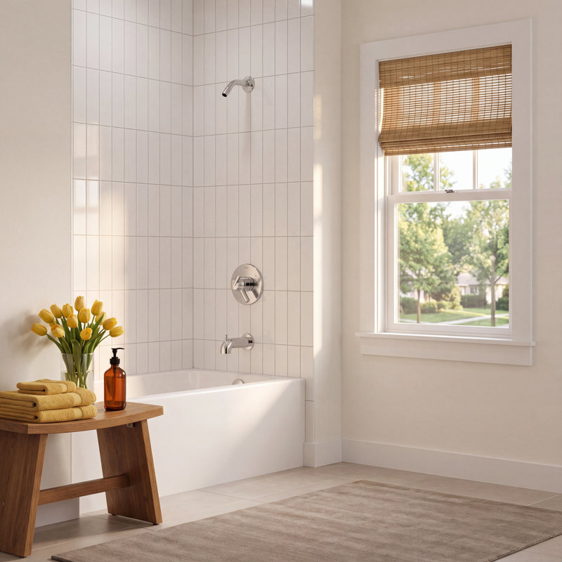 Garniture de baignoire / douche Trinsic® Bathroom 17 Series MC, Acier inoxydable Brilliance