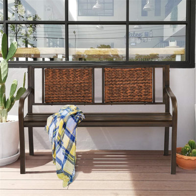 Blasko Iron Outdoor Bench