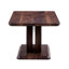Table basse avec des grains de couleur noyer - se fond parfaitement dans le salon Rectangulaire côté brun foncé texturé Grace and Elegance Sight Classy