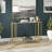 Ismir Glass Top Console Table-715275815