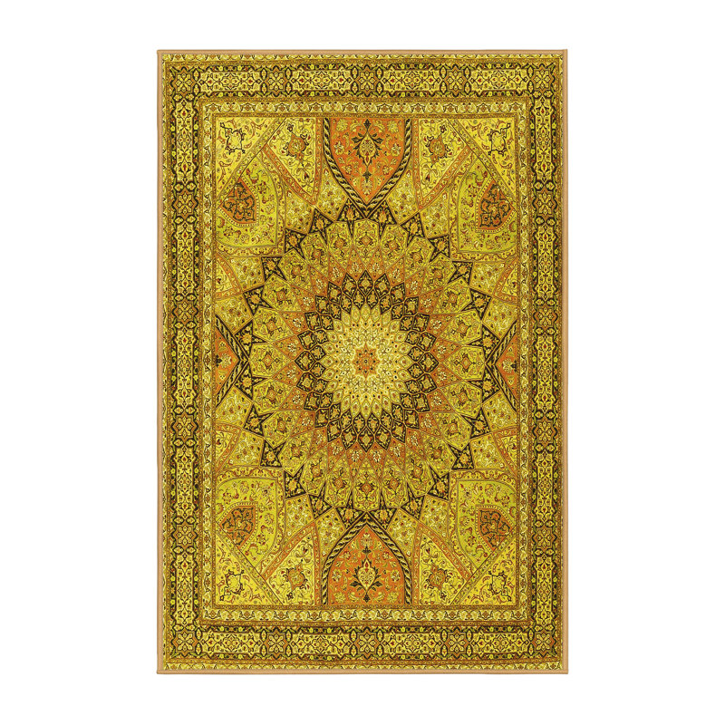 Washable Oriental Indoor Rug, Rectangle 2' x 4'