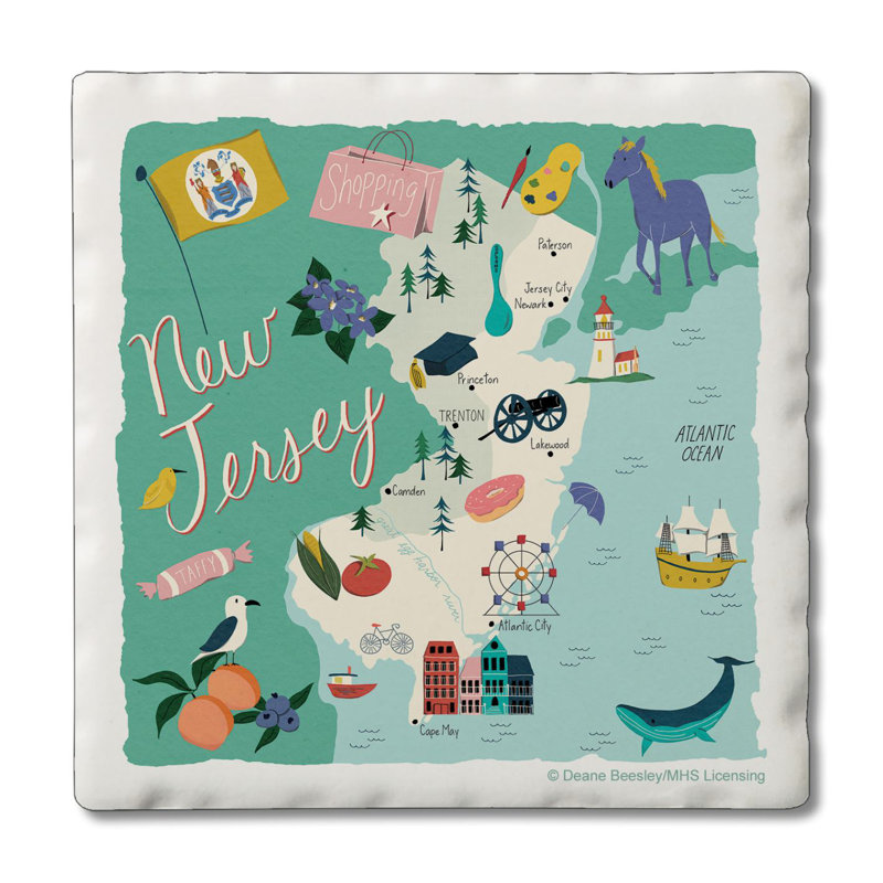 Sous-verres 4 pièces New Jersey Home