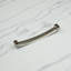 Brushed Nickel Curved Bow D-Bar Handles-128905868