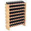 Wine Bottle Rack Satin Nickel