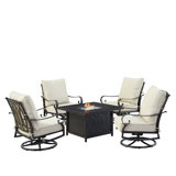 Cave Outdoor 5 - Piece Conversation Set