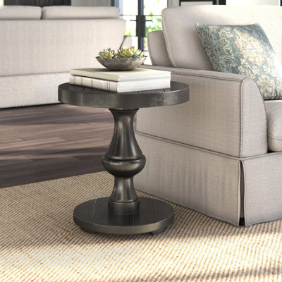 Saralou Solid Wood Top End Table