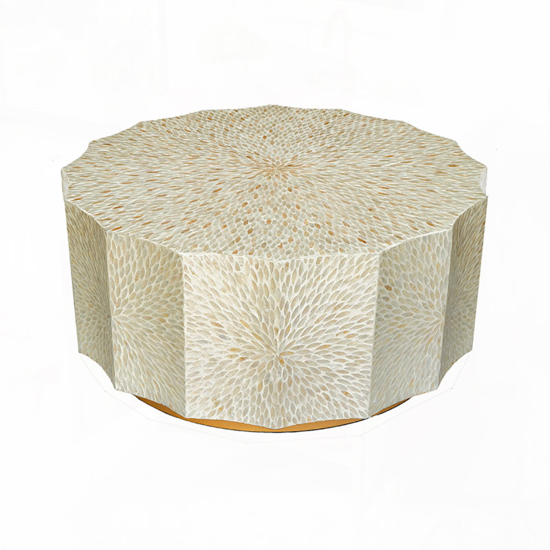 Coffee Table with Wooden Base