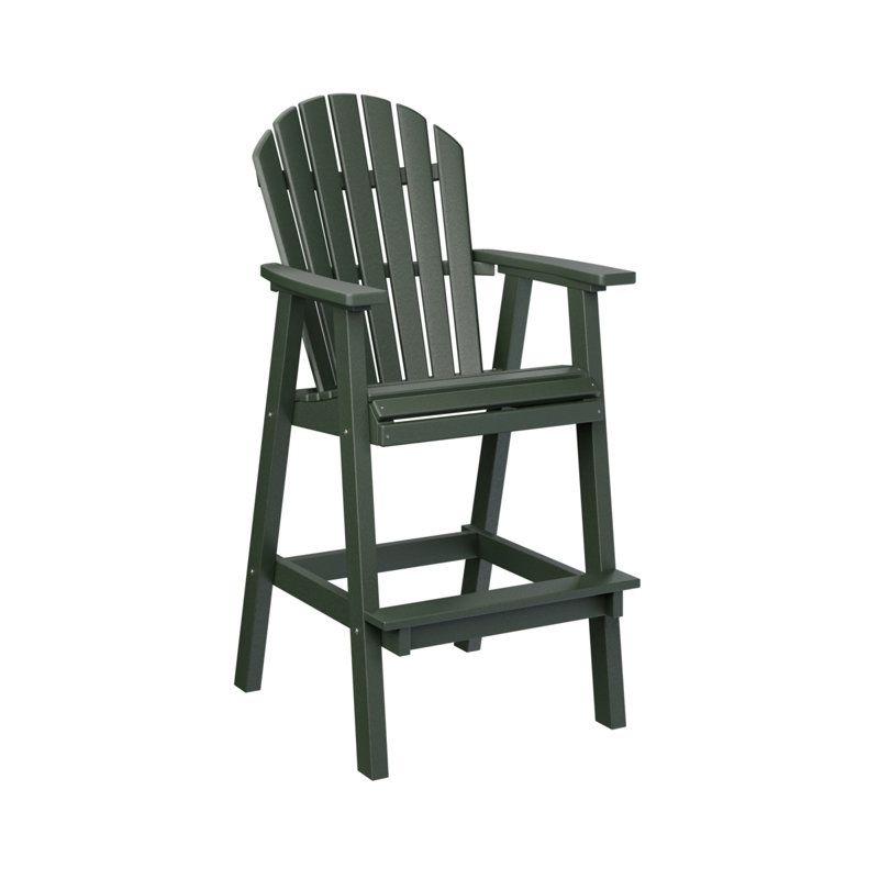 Chaise d'extérieur à dossier Comfo, 30", Gris clair