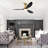 Loritta 52'' 3 - Blade Large Indooor Ceiling Fan With Light Kit and Remote, 3 LED Colors, 6 Speed Noiseless DC Motor, Timer-1564038048