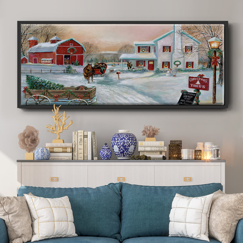 Christmas Tree Farm- Framed Canvas