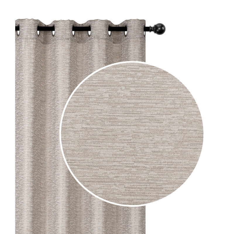 Blackout Curtains / Drapes Pair, Taupe, 54" W x 96" L